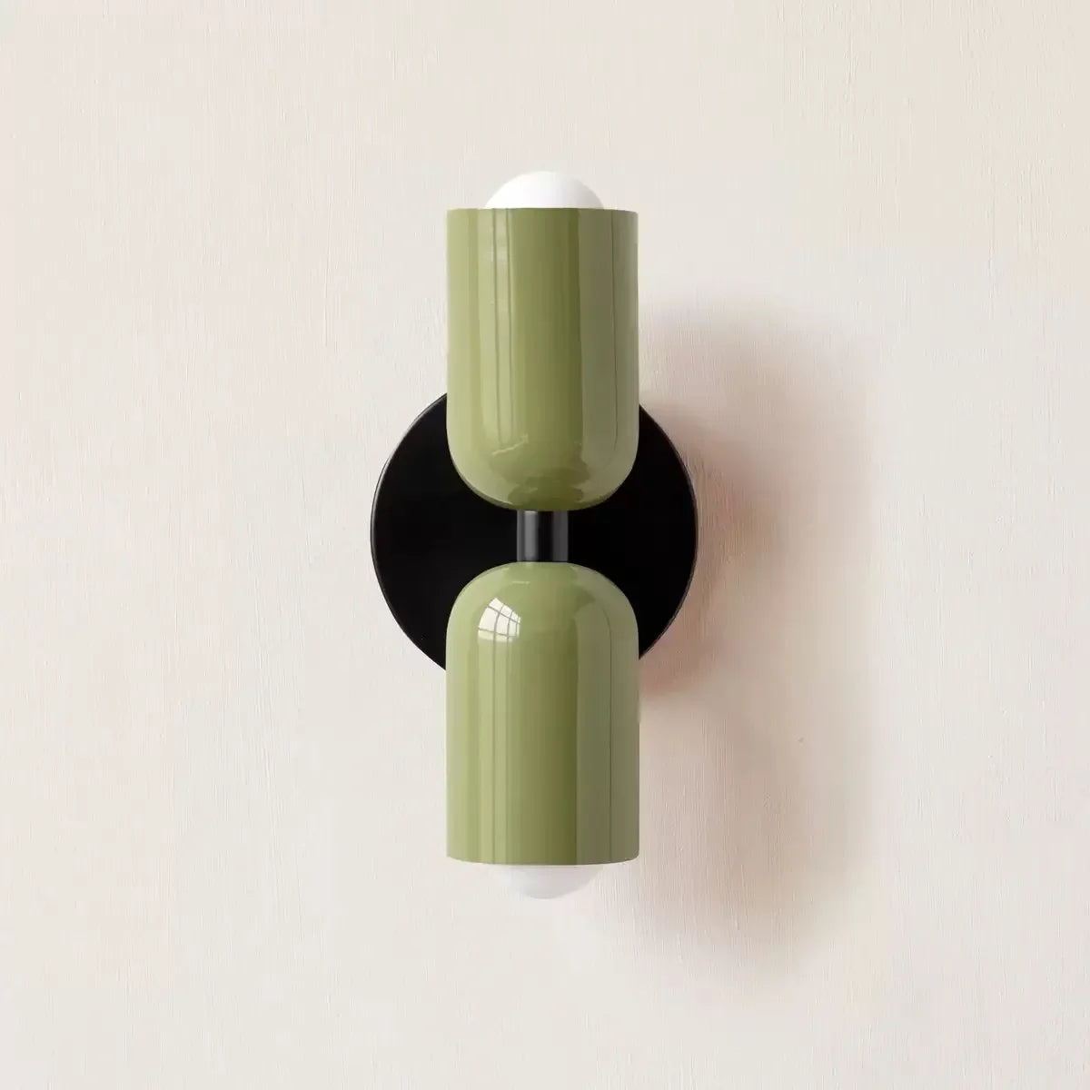 Applique da parete doppie luci LED stile nordico per comodino