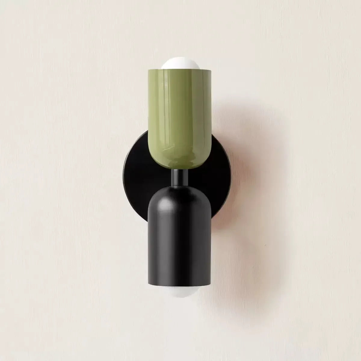Applique da parete doppie luci LED stile nordico per comodino