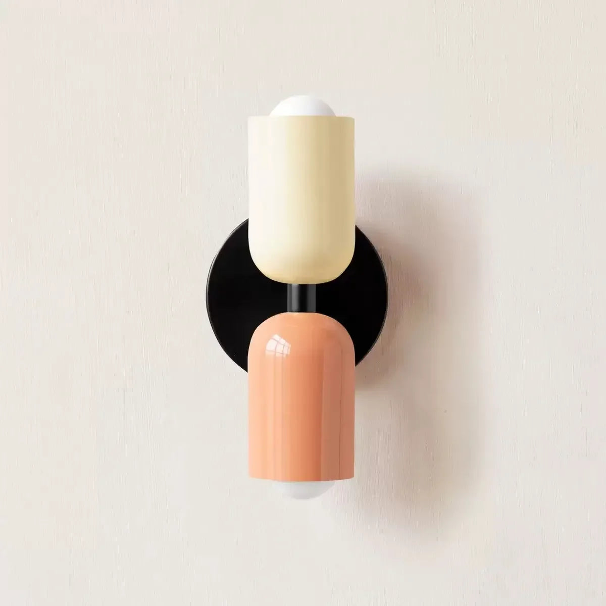 Applique da parete doppie luci LED stile nordico per comodino