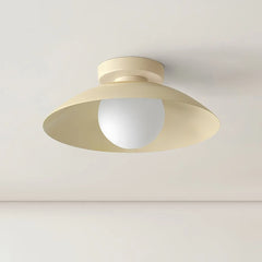Plafoniera LED dimmerabile per corridoio dalla forma a disco in stile nordico contemporaneo