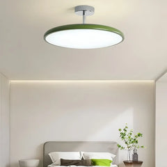 Plafoniera di design minimal LED dimmerabile orientabile a disco per camera da letto