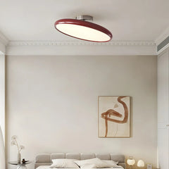 Plafoniera di design minimal LED dimmerabile orientabile a disco per camera da letto
