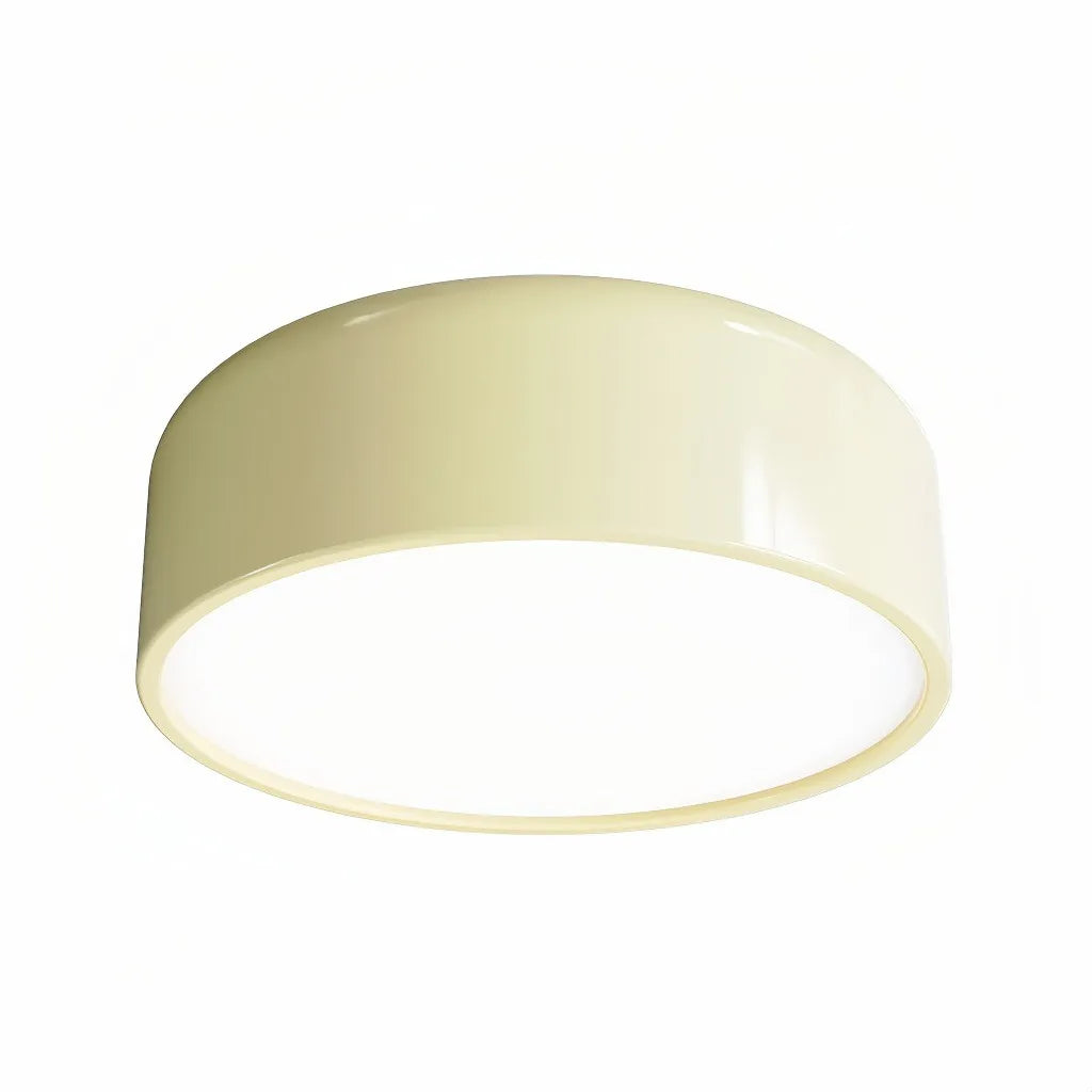 Plafoniera rotonda a LED dimmerabile in metallo stile scandinavo per cucina