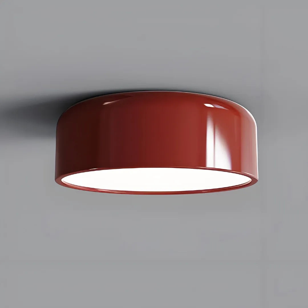 Plafoniera rotonda a LED dimmerabile in metallo stile scandinavo per cucina
