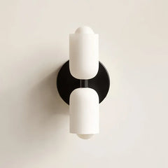 Applique up and down dimmerabile in vetro dal design moderno per comodino