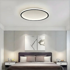 Plafoniera LED rotonda dimmerabile da soffitto stile moderno per camera da letto