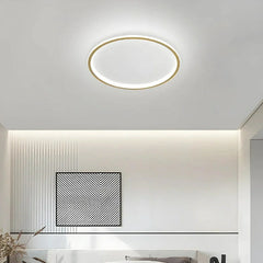 Plafoniera LED rotonda dimmerabile da soffitto stile moderno per camera da letto