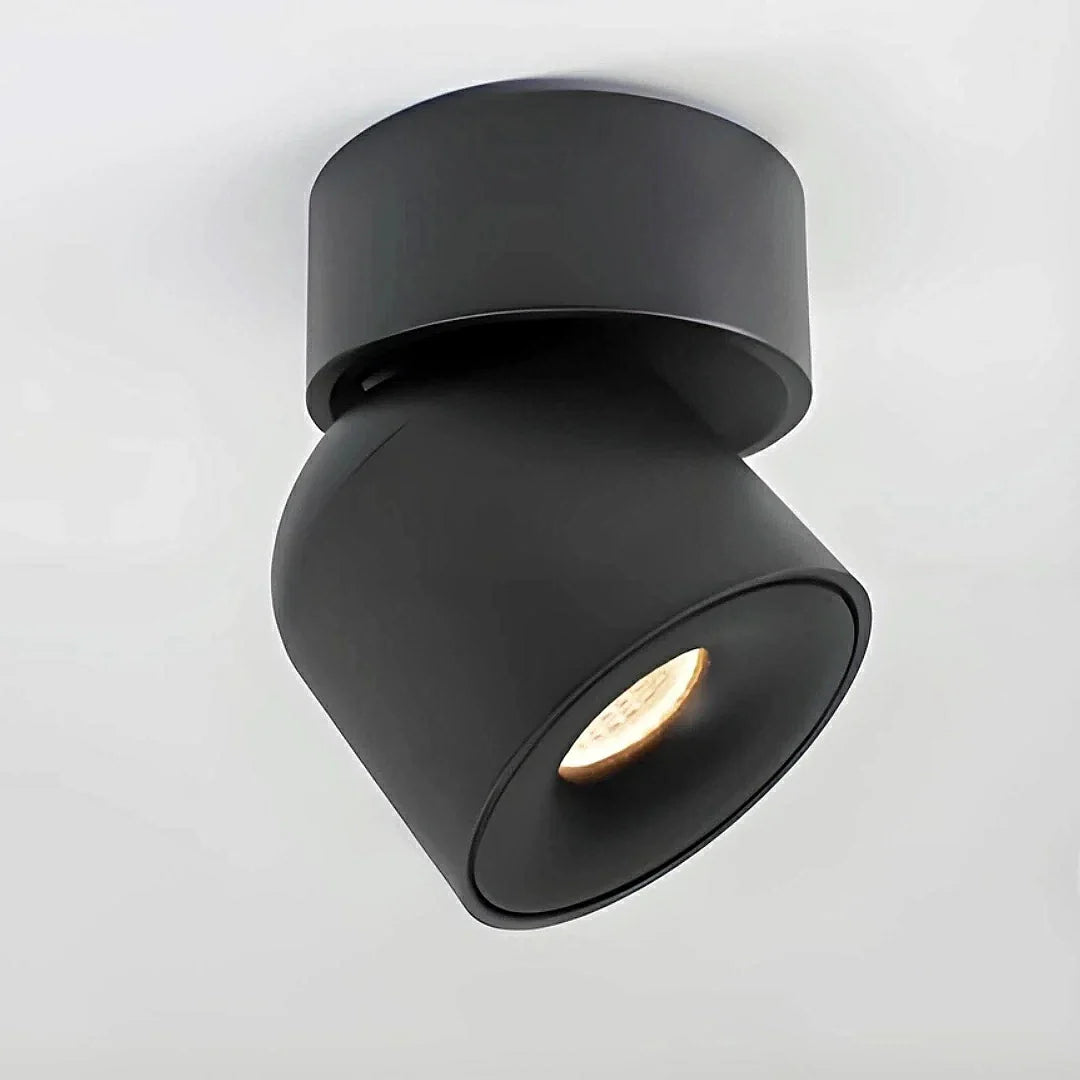 Faretto LED orientabile da soffitto in metallo dal design nordico