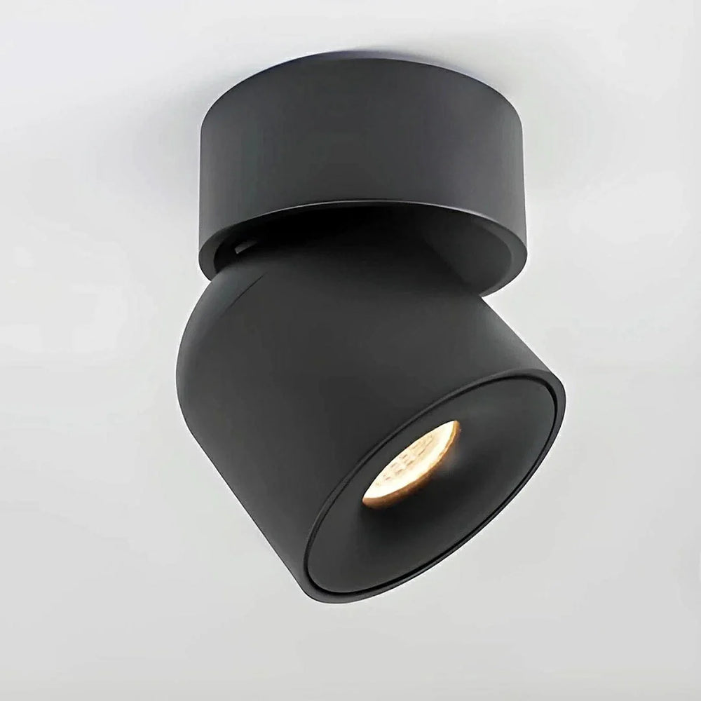 Faretto LED orientabile da soffitto in metallo dal design nordico
