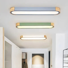 Plafoniera LED da soffitto lunga in stile nordico per corridoio