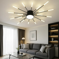 Plafoniera LED Sputnik dimmerabile dal design moderno per soggiorno