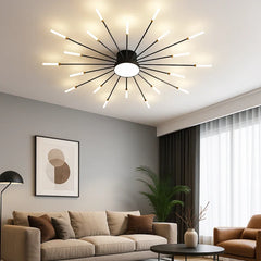 Plafoniera LED Sputnik dimmerabile dal design moderno per soggiorno