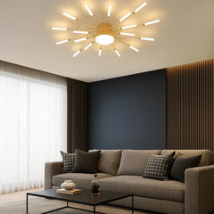 Plafoniera LED Sputnik dimmerabile dal design moderno per soggiorno