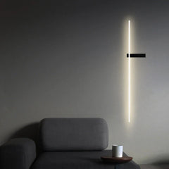Applique da parete LED lineare dimmerabile in metallo dal design minimalista