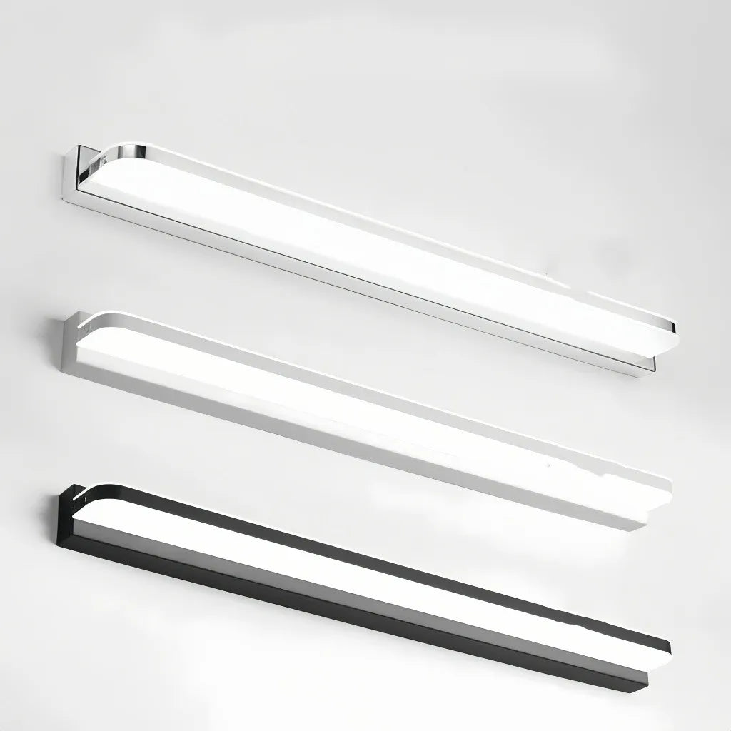 Applique lineare minimalista da specchio bagno con LED dimmerabile