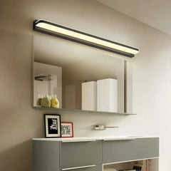 Applique lineare minimalista da specchio bagno con LED dimmerabile