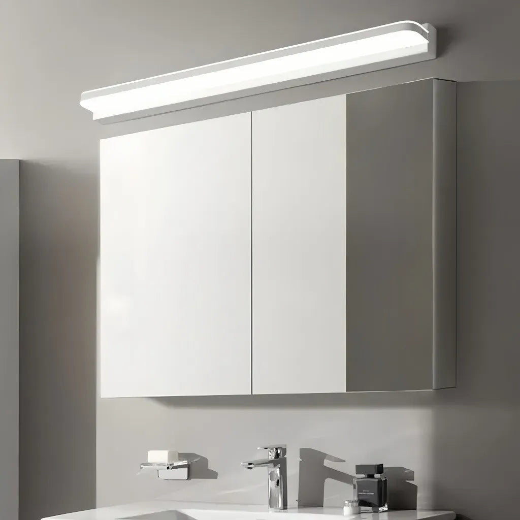 Applique lineare minimalista da specchio bagno con LED dimmerabile