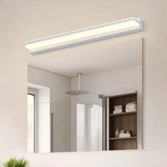 Applique lineare minimalista da specchio bagno con LED dimmerabile