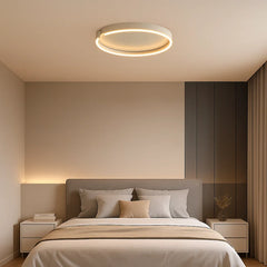 Plafoniera LED tonda moderna dimmerabile per camera da letto