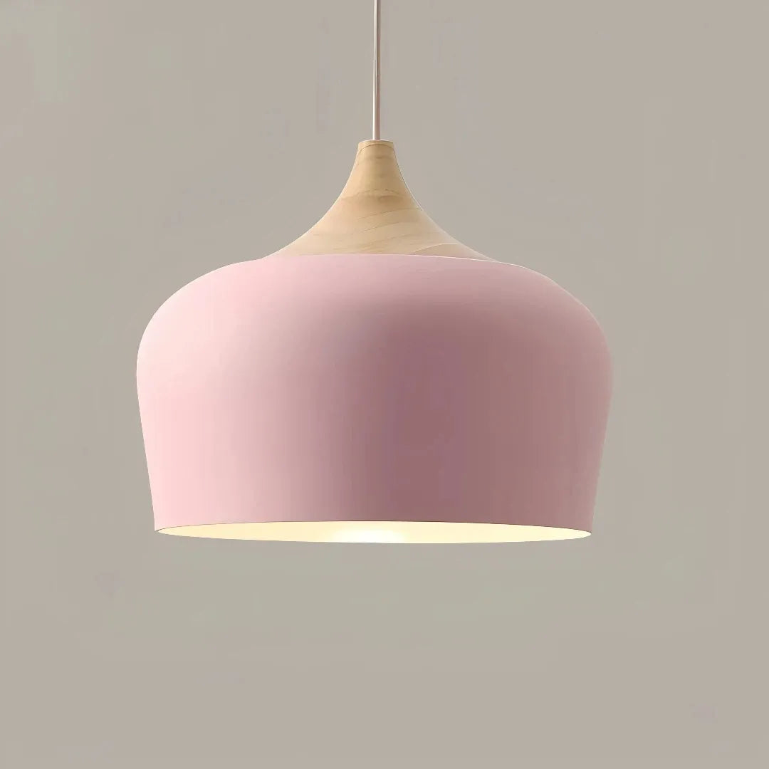 Lampada a sospensione scandinava dimmerabile a campana per sala da pranzo