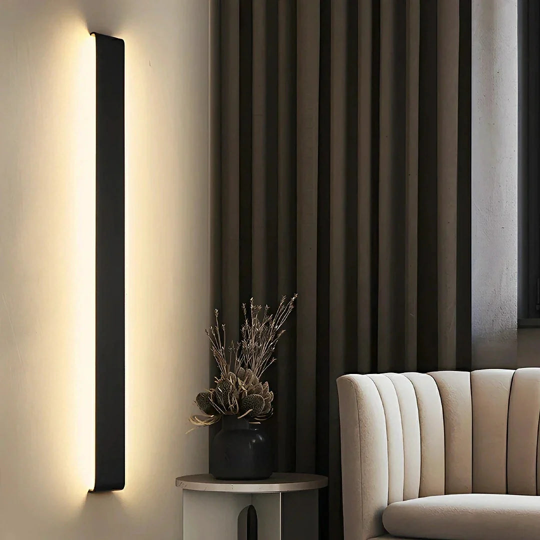 Applique LED lunga dimmerabile moderna per soggiorno
