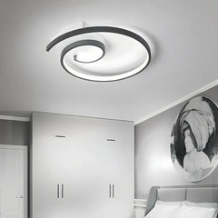 Plafoniera ad anelli LED contemporanea dimmerabile per camera da letto