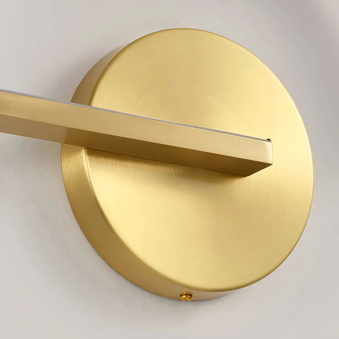 Applique decorativa contemporanea LED dimmerabile ad arco