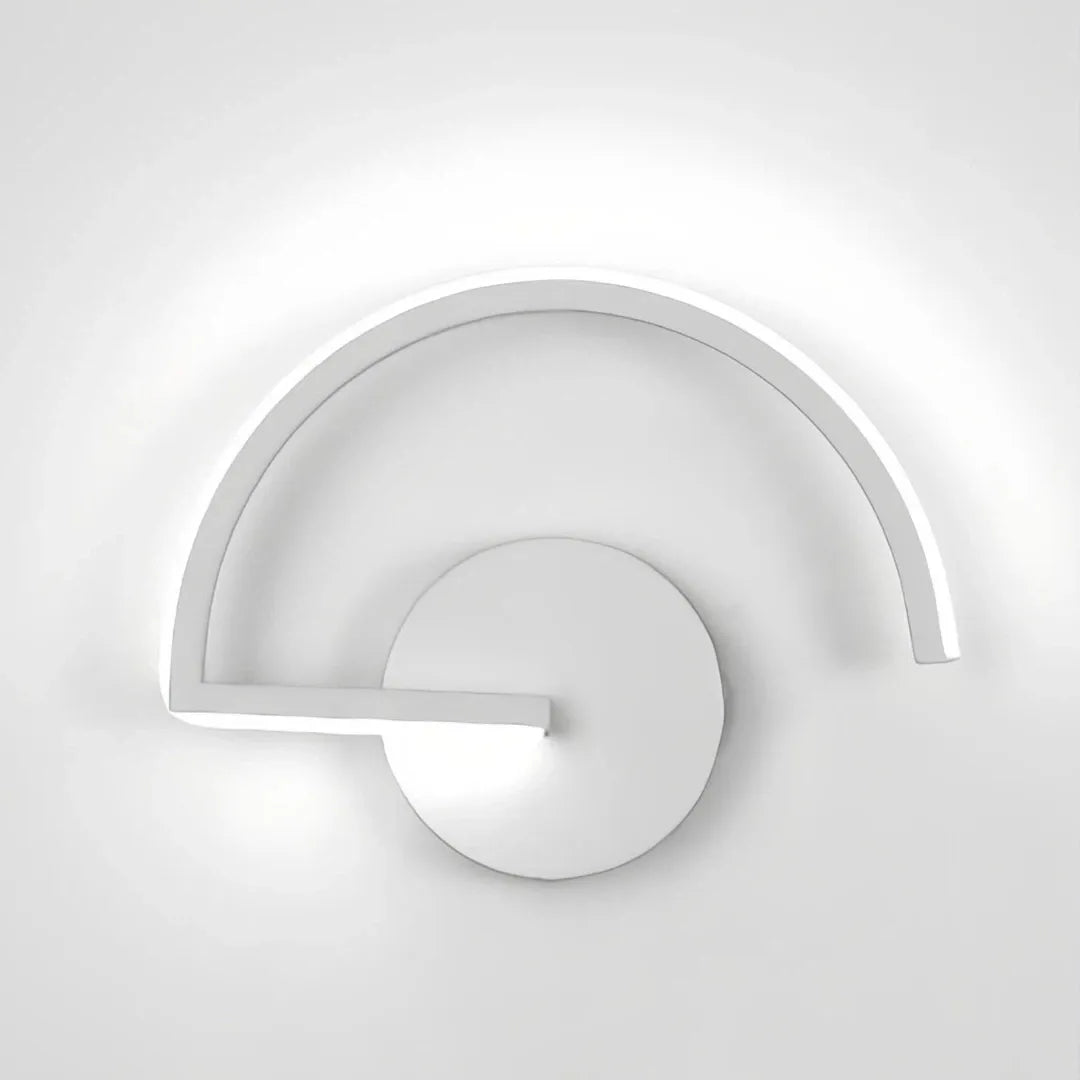 Applique decorativa contemporanea LED dimmerabile ad arco