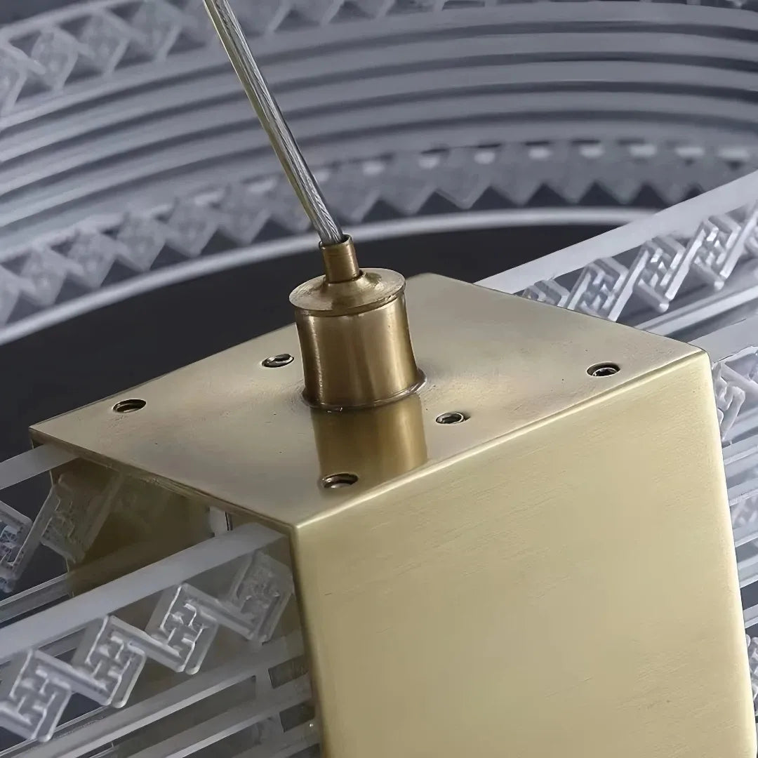 Lampada a sospensione ovale moderna LED dimmerabile per sala da pranzo