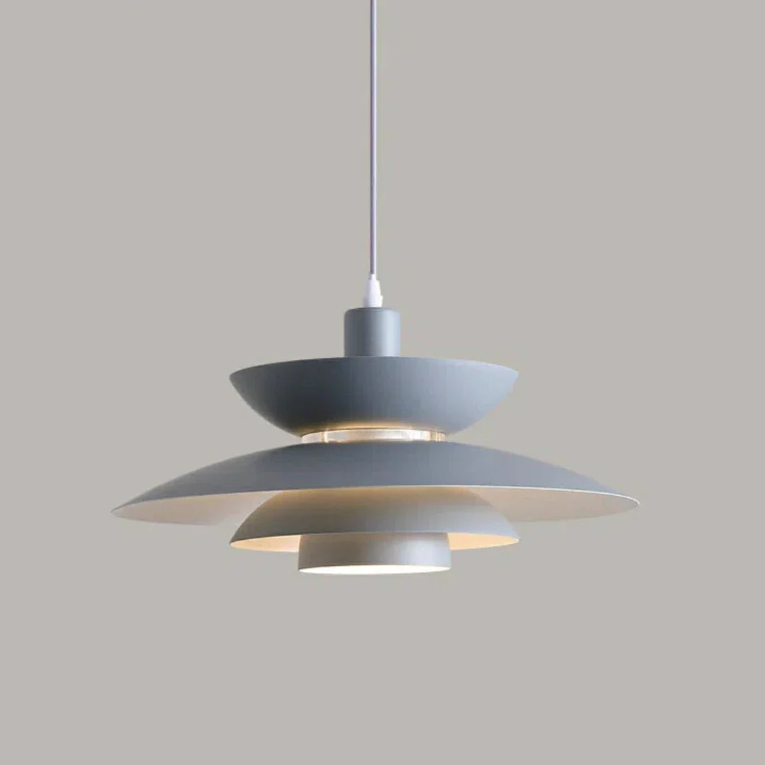 Lampadario a sospensione design danese in metallo per sala da pranzo