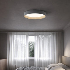 Plafoniera LED rotonda dimmerabile dal design nordico per la camera da letto