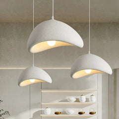 Lampadario a sospensione stile wabi sabi a forma di fungo per soggiorno