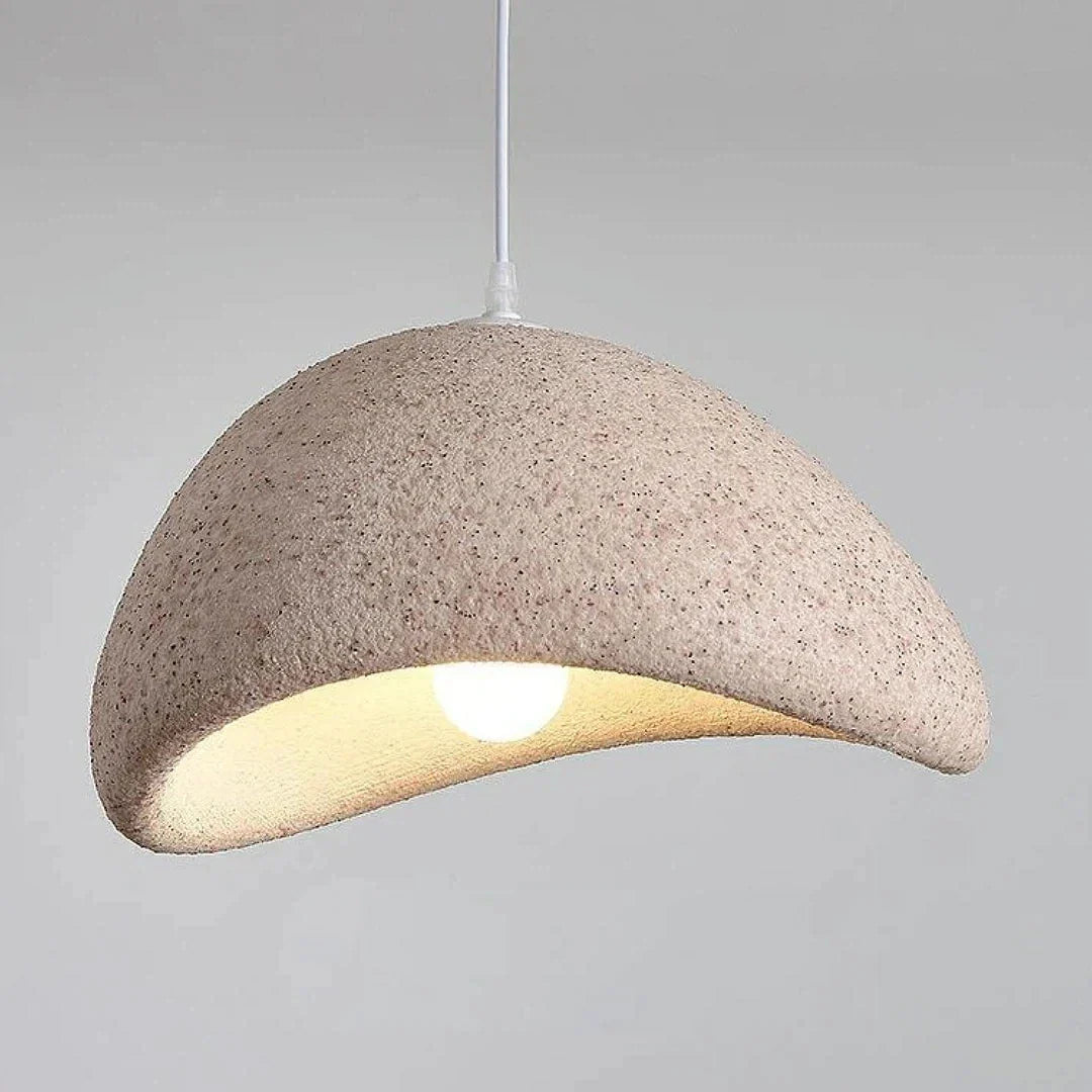 Lampadario a sospensione stile wabi sabi a forma di fungo per soggiorno