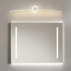 Applique LED ad arco per specchio bagno dimmerabile minimal