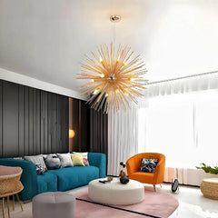 Lampadario sputnik oro da soggiorno