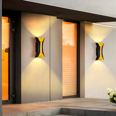 Applique da esterno Up Down a LED design moderno in metallo