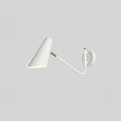 Applique con braccio orientabile in metallo stile moderno per camera da letto