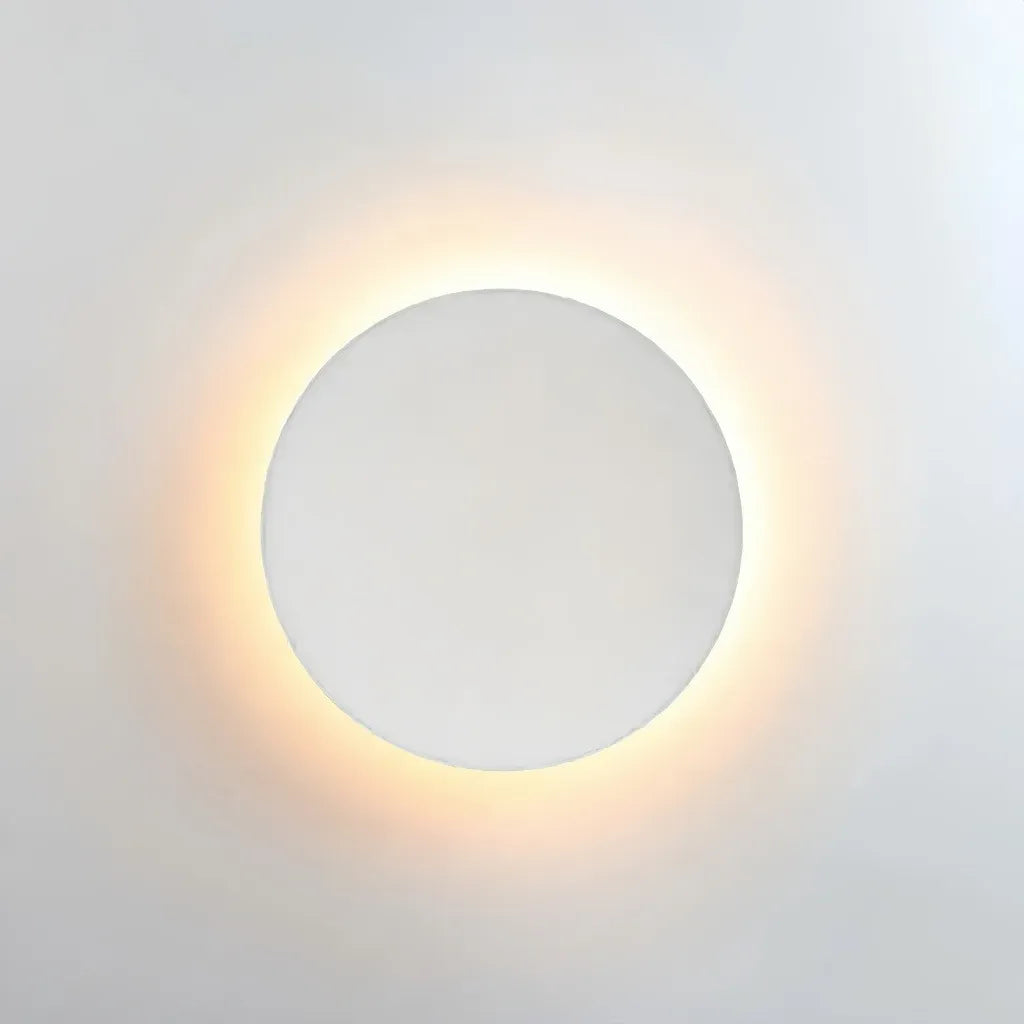 Applique da esterno rotonde a LED in metallo dal design minimalista