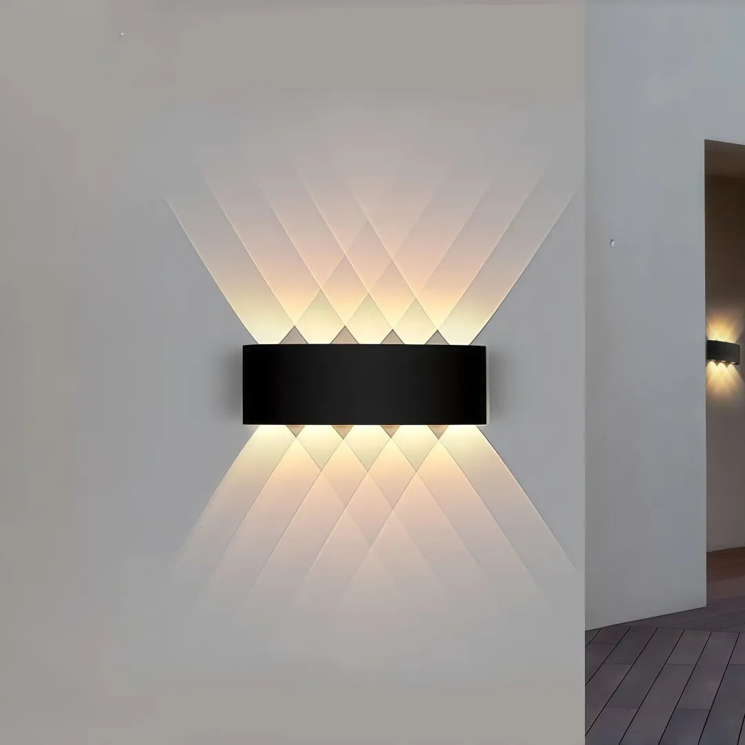 Applique da esterno a LED a doppia emissione moderna rettangolare per balcone