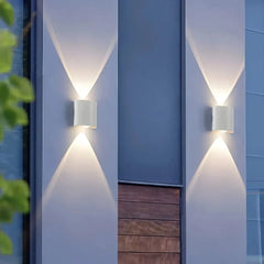 Applique da esterno a LED a doppia emissione moderna rettangolare per balcone