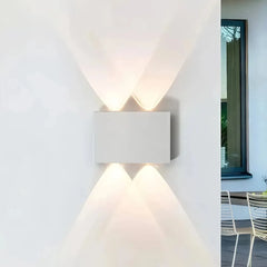 Applique da esterno a LED a doppia emissione moderna rettangolare per balcone