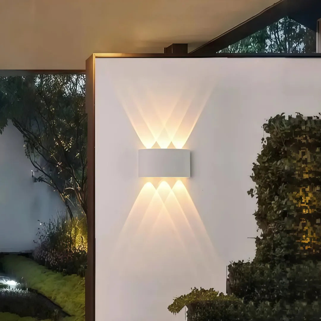 Applique da esterno a LED a doppia emissione moderna rettangolare per balcone
