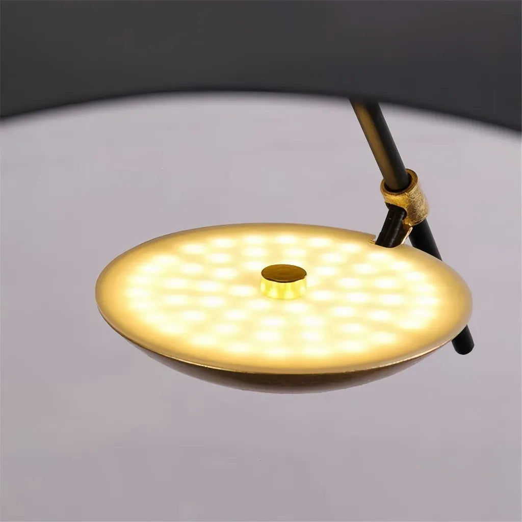 Lampada a sospensione moderna contemporanea dal design curvo con LED dimmerabile per sala pranzo