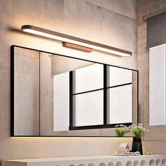 Applique LED lineare per specchio bagno dimmerabile dal profilo arrotondato