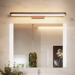 Applique LED lineare per specchio bagno dimmerabile dal profilo arrotondato