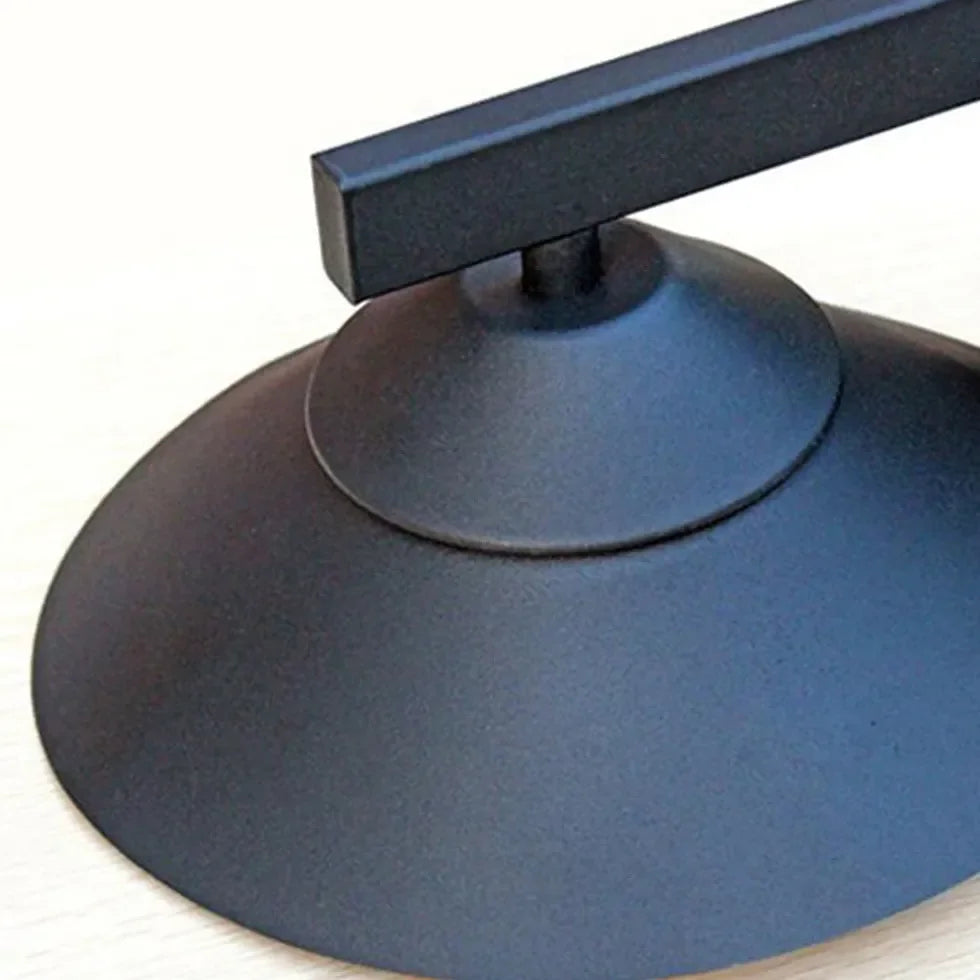 Applique da esterno nera LED in stile industriale in metallo a lanterna con attacco E27