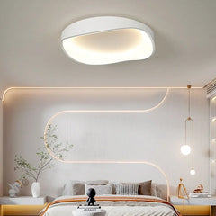 Plafoniera soffitto design moderno rotonda bianca LED dimmerabile per camera da letto