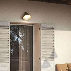 Applique da esterno antiche in metallo LED forma cono