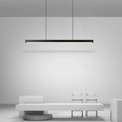 Lampadario a sospensione lineare LED dimmerabile dal design moderno per sala pranzo