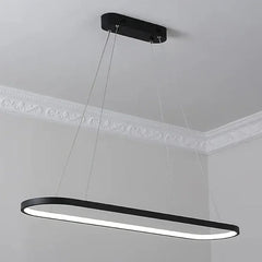 Lampadario Moderno Ovale LED Dimmerabile per Sala Pranzo